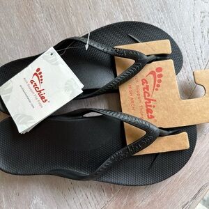 COPY - Archies Black Flip Flops